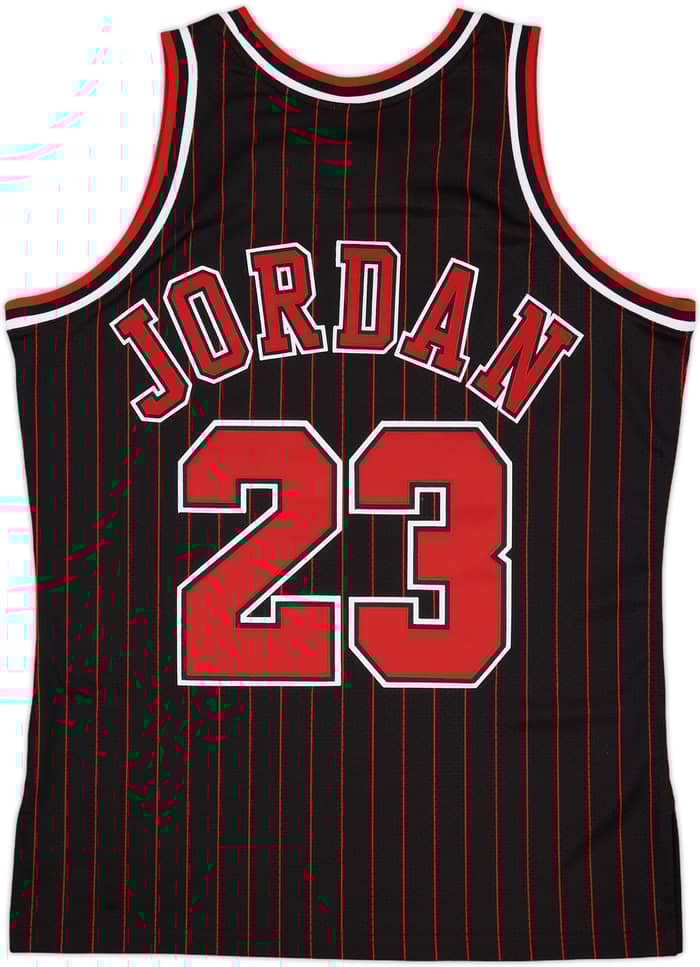 1995-96 Chicago Bulls Jordan #23 Mitchell & Ness Authentic Alternate Jersey (L)
