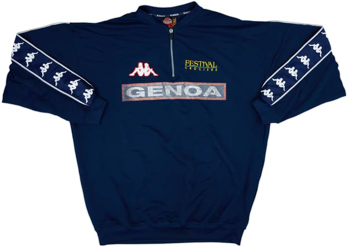 1998-99 Genoa Kappa 1/4 Zip Drill Top - 5/10 - (XL)