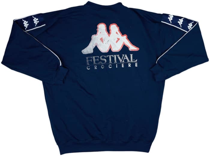 1998-99 Genoa Kappa 1/4 Zip Drill Top - 5/10 - (XL)