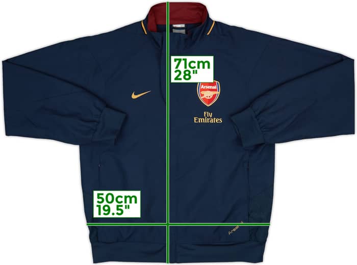2007-08 Arsenal Nike Track Jacket - 6/10 - (M)