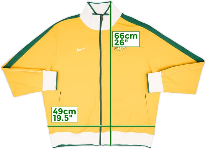 2010-11 Australia Nike N98 Track Jacket - 9/10 - (XXL)