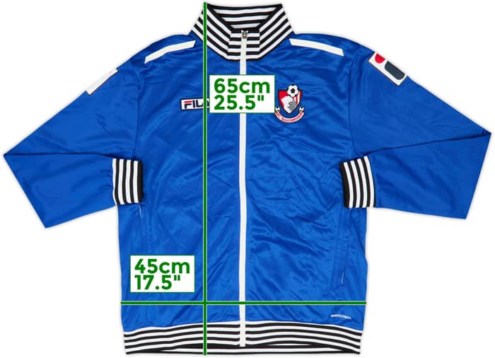 2012-13 Bournemouth Fila Track Jacket - 8/10 - (M)