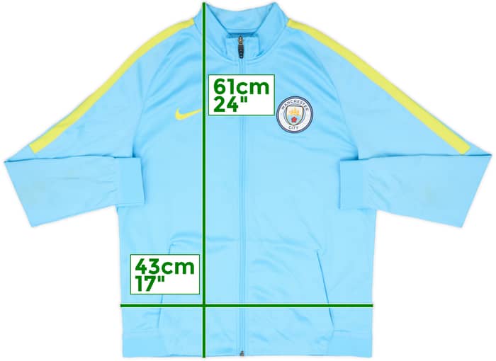 2016-17 Manchester City Nike Track Jacket - 6/10 - (L)