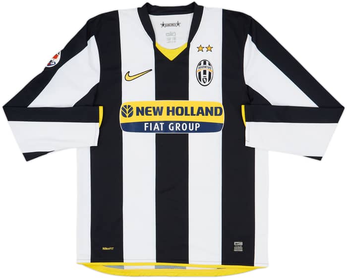 2008-09 Juventus Home L/S Shirt Del Piero #10 - 8/10 - (M)