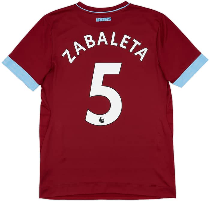 2018-19 West Ham Home Shirt Zabaleta #5 - 7/10 - (M)