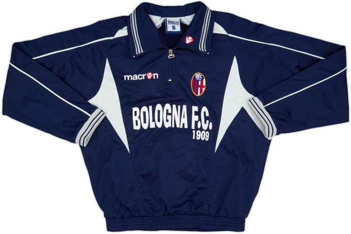 2004-05 Bologna Macron 1/4 Zip Drill Top - 5/10 - (S)