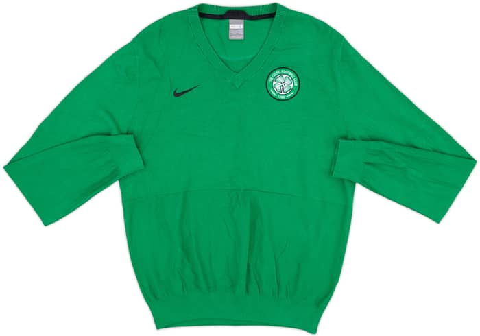 2009-10 Celtic Nike Knitted Sweat Top - 9/10 - (L)
