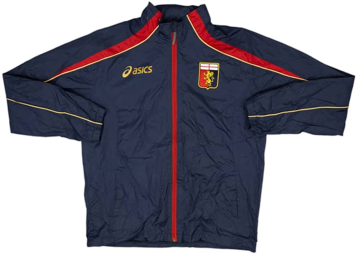 2009-10 Genoa Asics Hooded Rain Jacket - 8/10 - (XL.Boys)