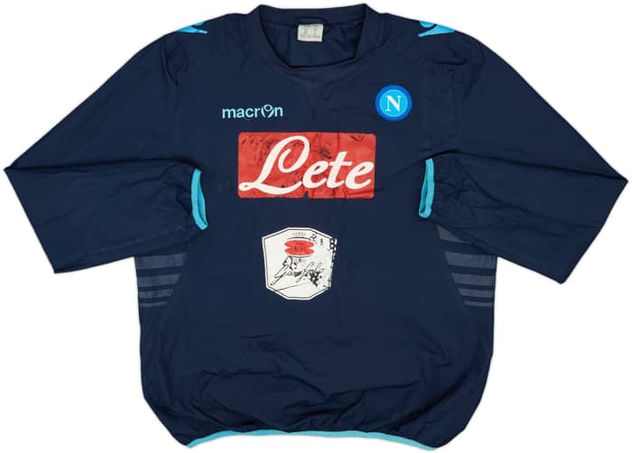 2013-14 Napoli Macron Drill Top - 5/10 - (XL)
