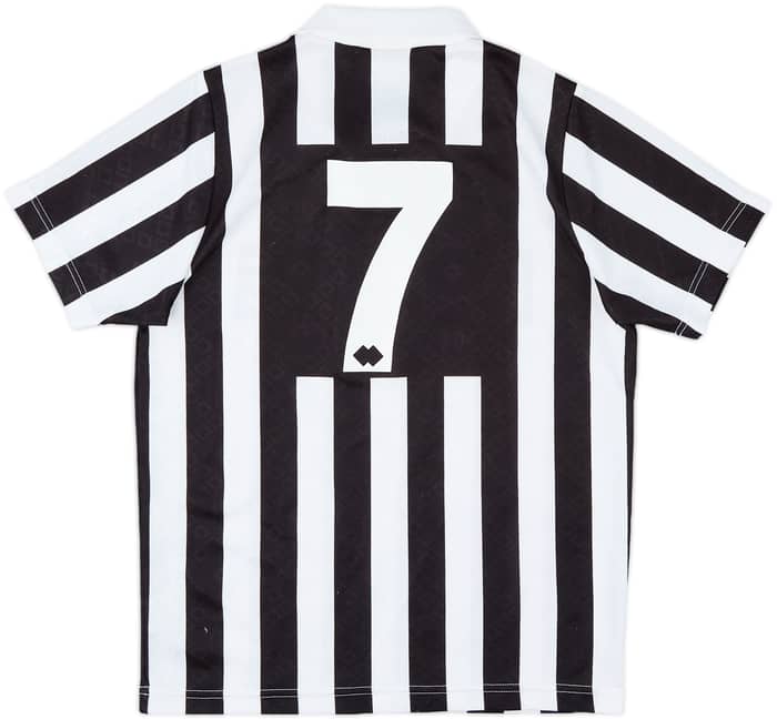 1991-92 Juventus Home Shirt #7 - 9/10 - (XS)
