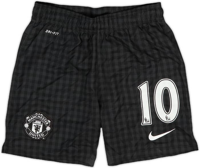 2012-13 Manchester United Away Shorts #10 (Rooney) (S.Boys)