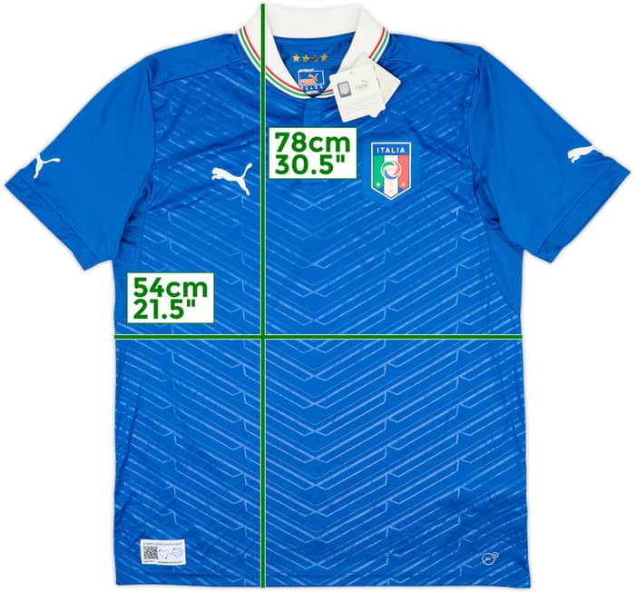 2012-13 Italy Home Shirt (XL)