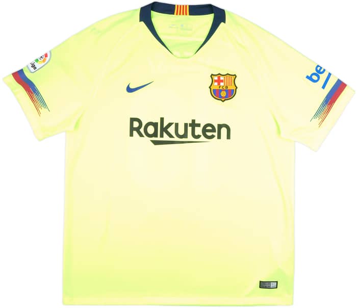 2018-19 Barcelona Away Shirt Messi #10 - 7/10 - (XL)