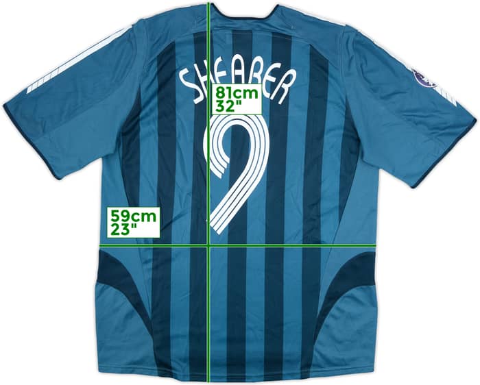 2005-06 Newcastle Away Shirt Shearer #9 - 6/10 - (XL)