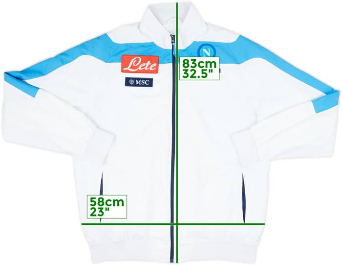 2012-13 Napoli Macron Track Jacket - 5/10 - (3XL)