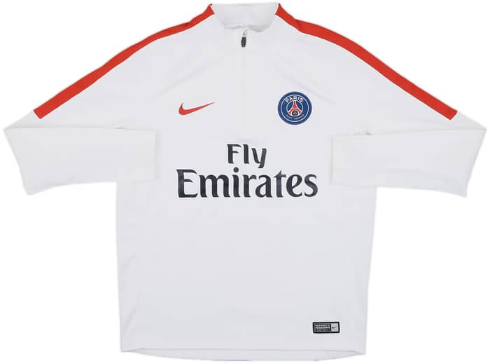 2016-17 Paris Saint-Germain Nike 1/4 Zip Training Top - 8/10 - (L.Boys)