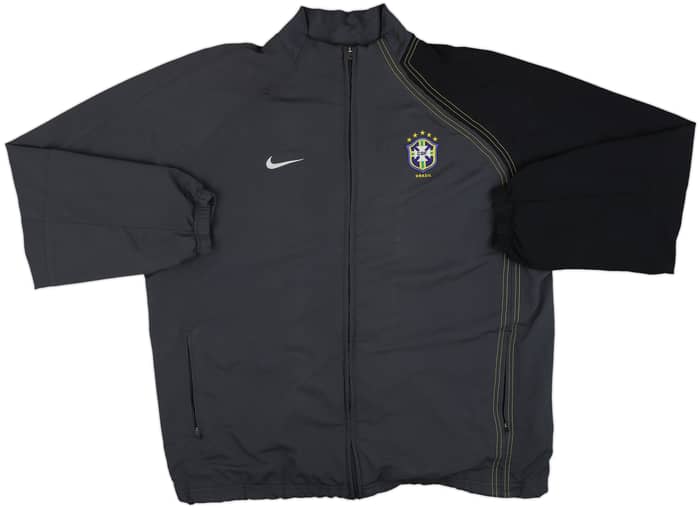 2005-06 Brazil Nike Track Jacket - 8/10 - (XL)