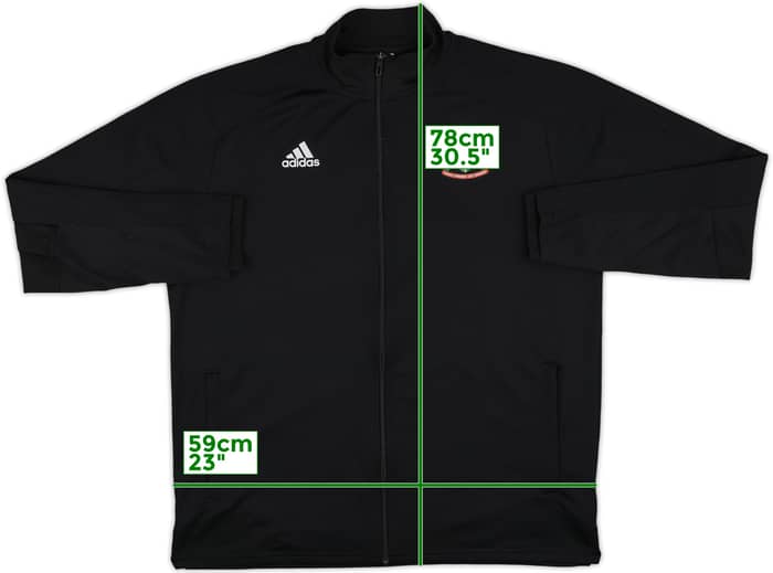 2017-18 Wales adidas Track Jacket - 8/10 - (XL)