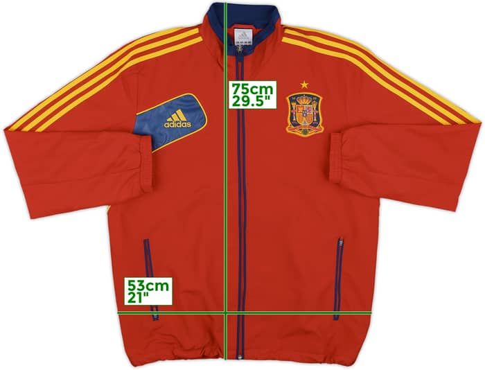 2012-13 Spain adidas Track Jacket - 8/10 - (L/XL)