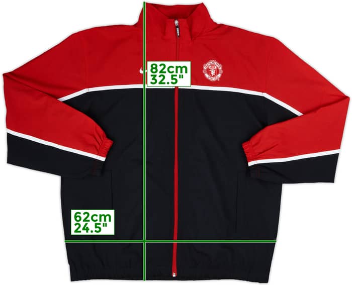 2003-04 Manchester United Nike Track Jacket - 8/10 - (XL)