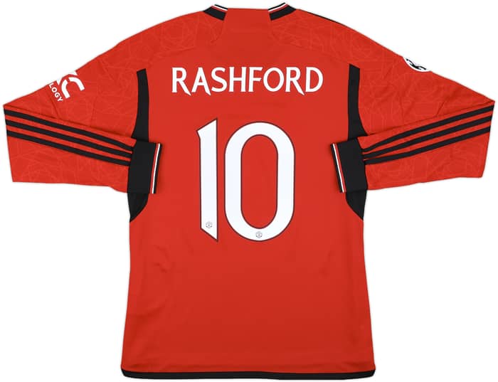 2023-24 Manchester United Home L/S Shirt Rashford #10 (M)