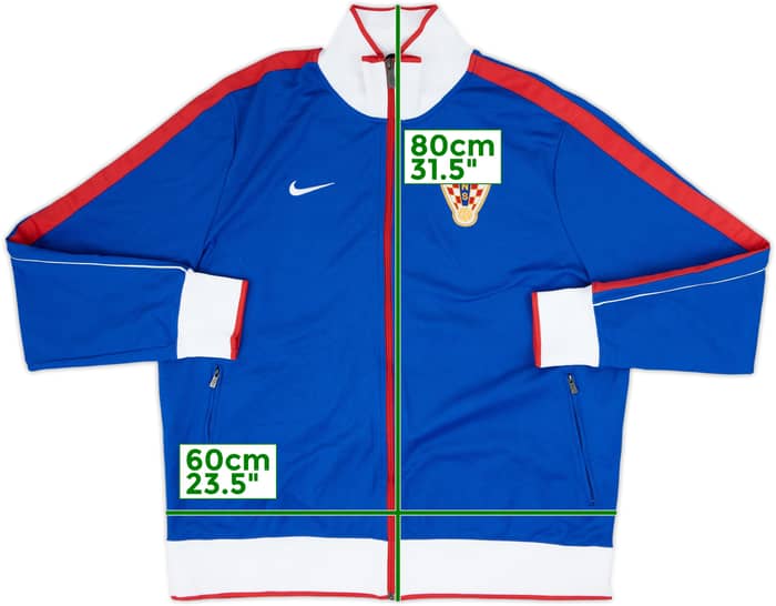 2010-11 Croatia Nike Track Jacket - 8/10 - (XXL)