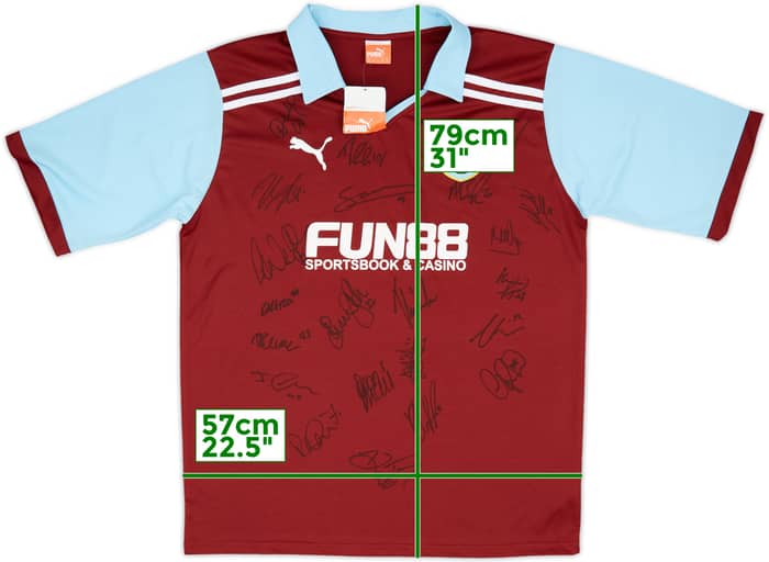 2011-12 Burnley Signed Home Shirt (XL)