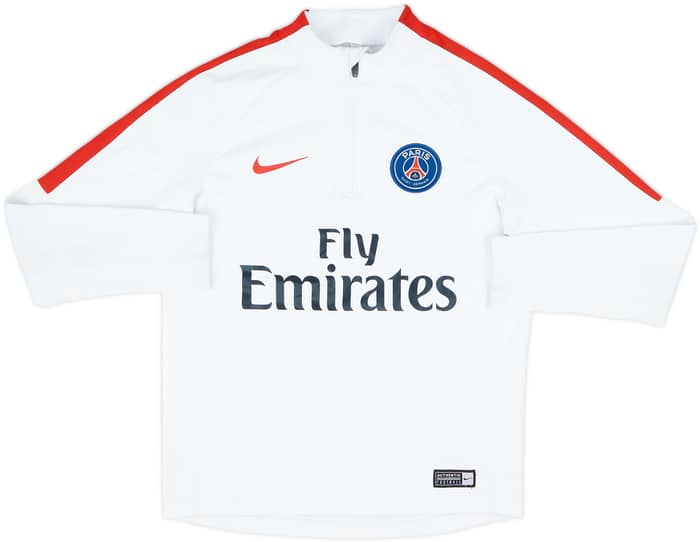 2016-17 Paris Saint-Germain Nike 1/4 Zip Training Top - 8/10 - (M.Boys)