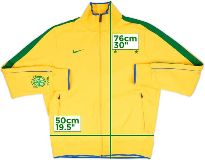 2010-11 Brazil Nike Track Jacket - 8/10 - (L)