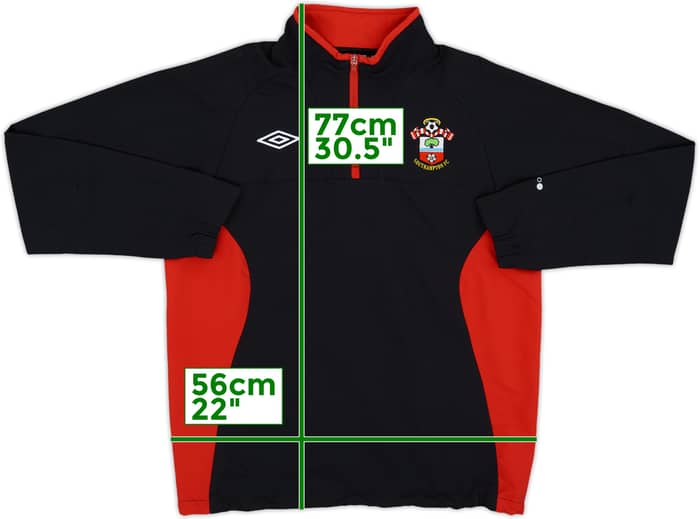 2010-11 Southampton Umbro 1/4 Zip Training Top - 8/10 - (L)