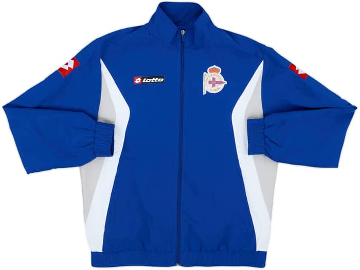 2011-12 Deportivo Lotto Track Jacket - 8/10 - (L)