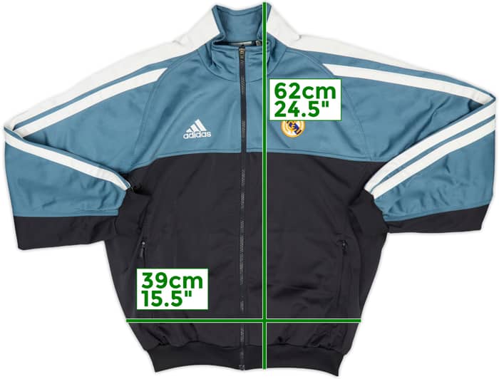 2001-02 Real Madrid adidas Track Jacket - 8/10 - (M/L)