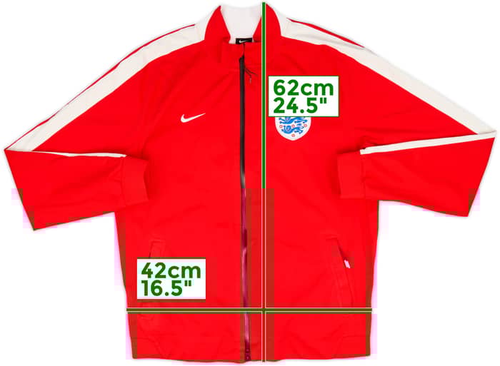 2014-15 England Player Issue Nike Track Jacket - 10/10 - (L)