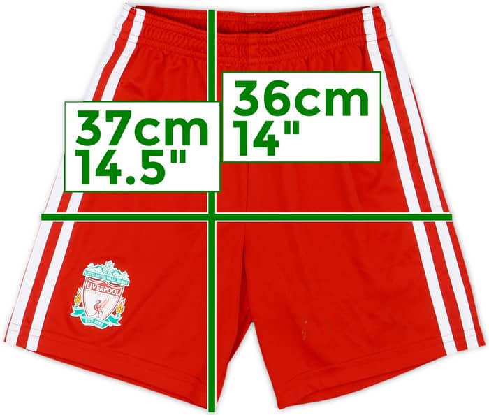 2010-12 Liverpool Home Shorts - 7/10 - (5-6 Years)