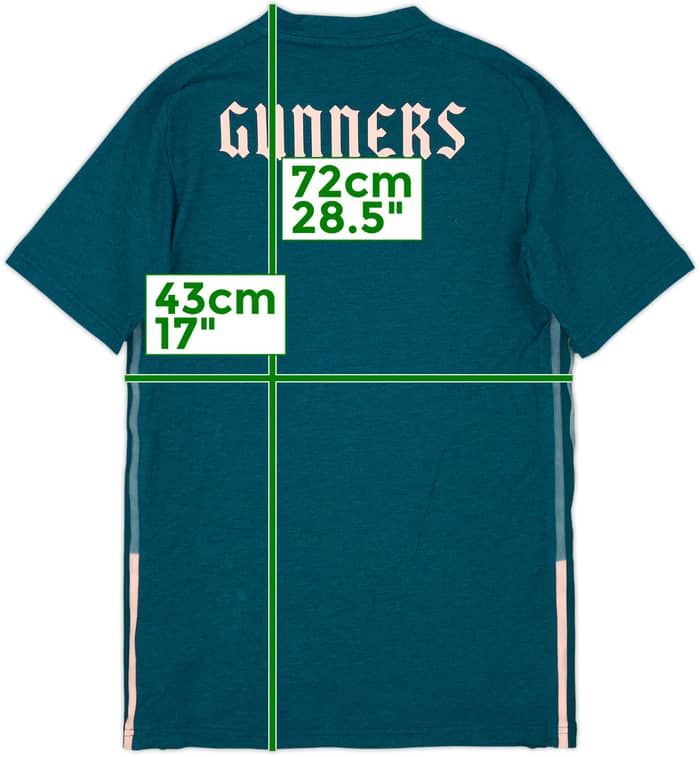 2020-21 Arsenal adidas Cotton Tee - 8/10 - (XS)