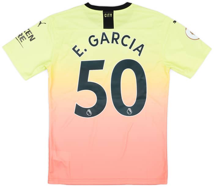 2019-20 Manchester City Match Issue Third Shirt E. Garcia #50
