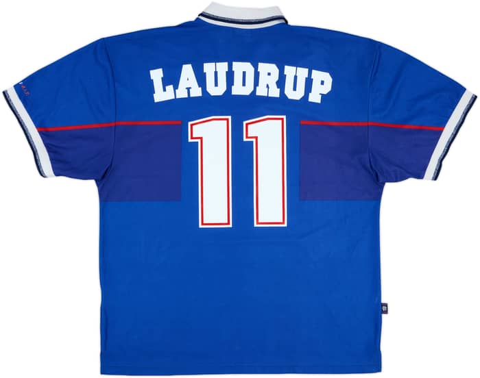 1997-99 Rangers Home Shirt Laudrup #11 - 9/10 - (XXL)