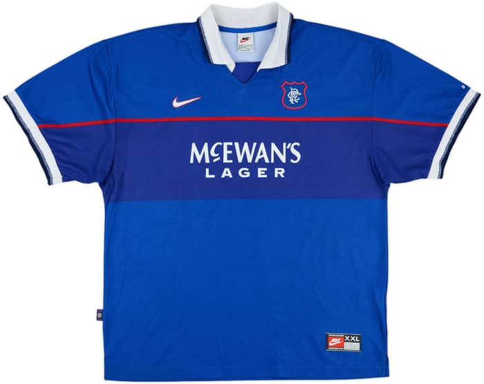 1997-99 Rangers Home Shirt Laudrup #11 - 9/10 - (XXL)