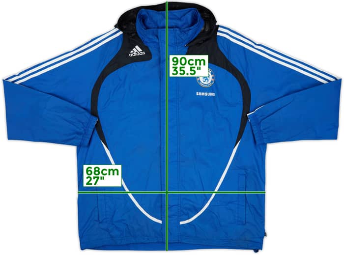 2008-09 Chelsea adidas Hooded Rain Jacket - 4/10 - (XXL)