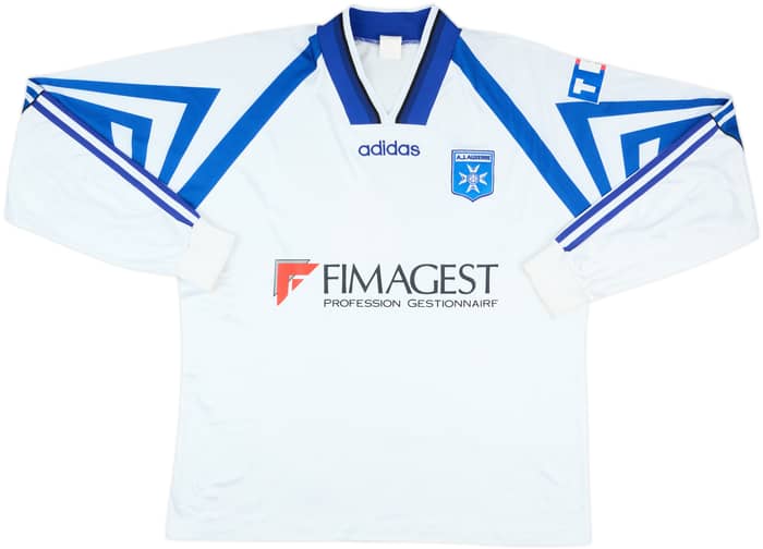 1996-97 Auxerre Home L/S Shirt #4 - 8/10 - (XL)