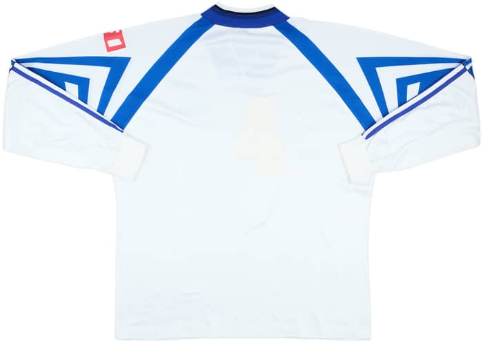 1996-97 Auxerre Home L/S Shirt #4 - 8/10 - (XL)