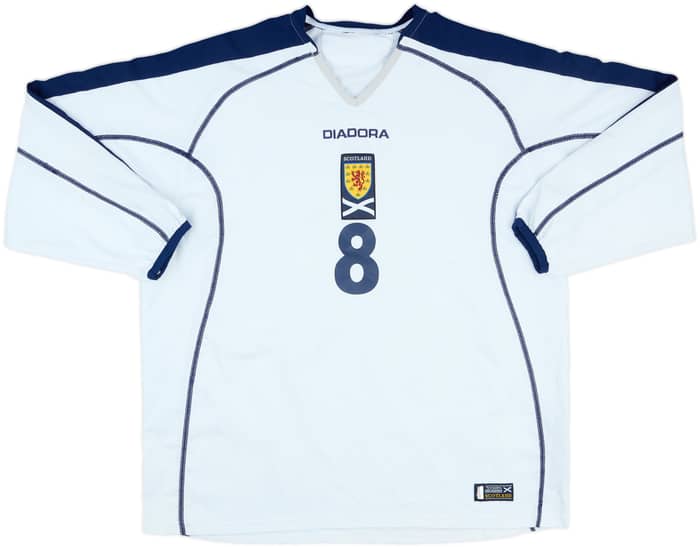 2003-05 Scotland Women Match Issue Away L/S Shirt #8
