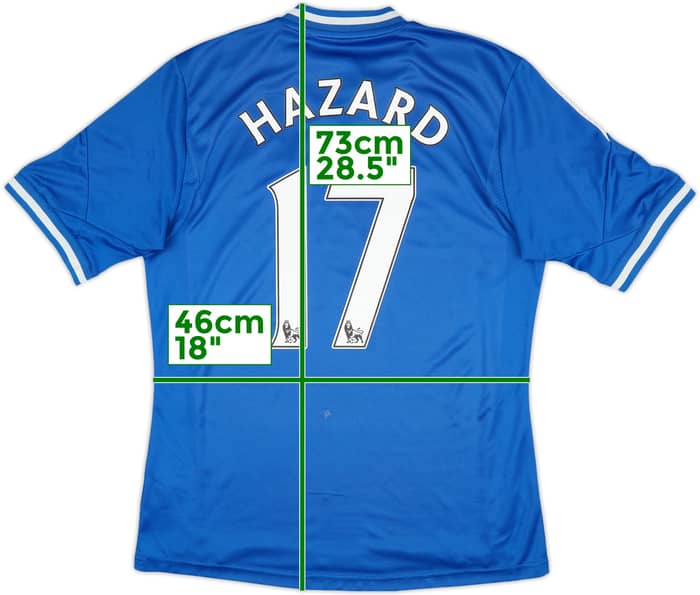 2013-14 Chelsea Home Shirt Hazard #17 - 8/10 - (M)