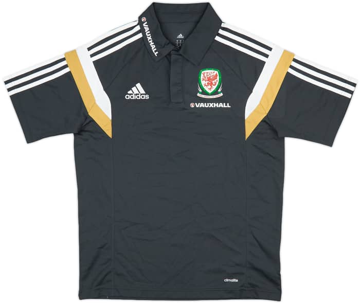 2014-15 Wales adidas Polo Shirt - 7/10 - (M)