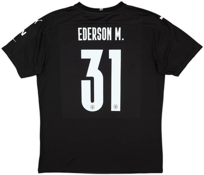 2020-21 Manchester City Match Issue FA Cup GK Shirt Ederson M. #31