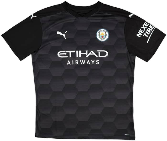 2020-21 Manchester City Match Issue FA Cup GK Shirt Ederson M. #31