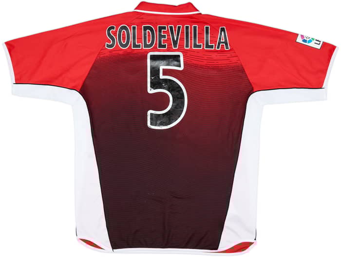 2002-03 Espanyol Away Shirt Soldevilla #5 - 6/10 - (XL)
