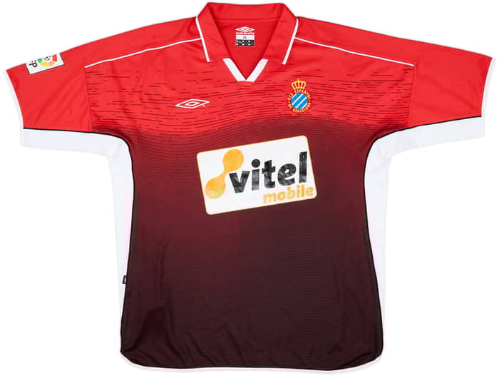 2002-03 Espanyol Away Shirt Soldevilla #5 - 6/10 - (XL)