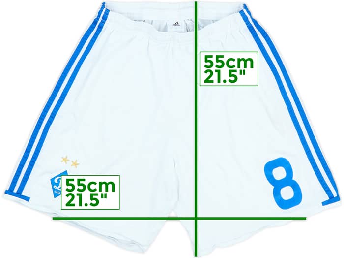 2016-17 Dynamo Kyiv Player Issue Home Shorts #8 - 7/10 - (M)