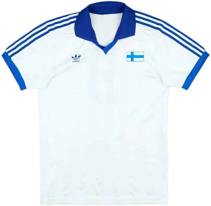 1988-90 Finland Match Issue Home Shirt #8
